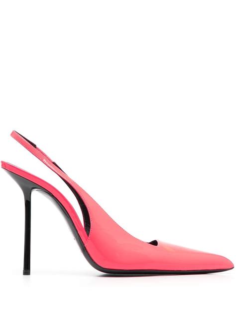 pink ysl shoes|saint laurent slingback pump.